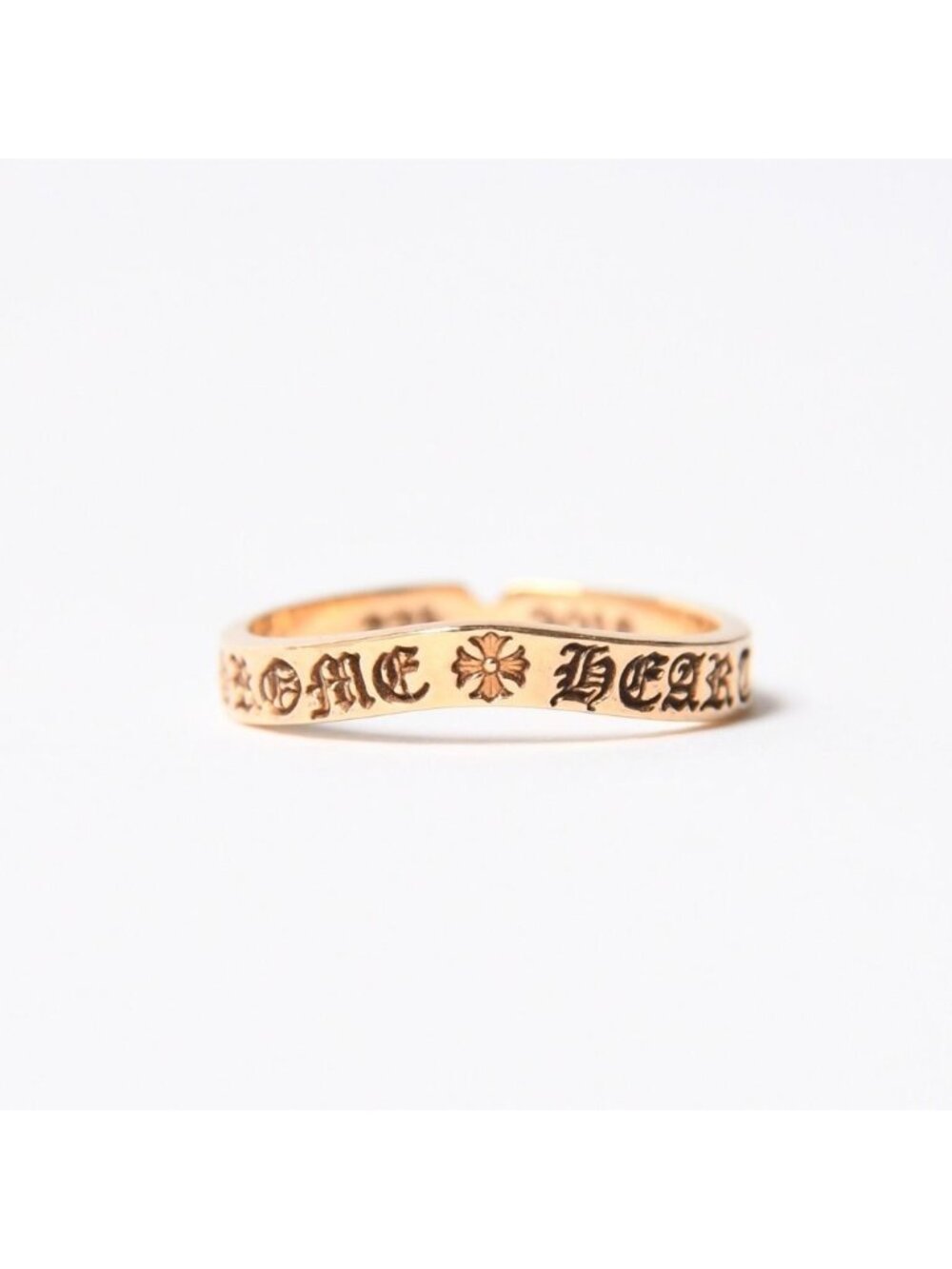 Chrome Hearts Ring 22k See You in Tea Gold 22k